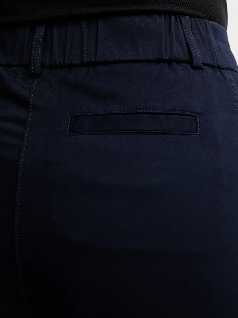 United Colors of Benetton spodnie damskie kolor granatowy proste high waist 4FRXDF08E