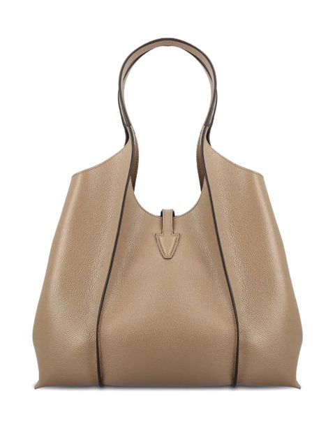 Tod's medium T-buckle tote bag - Neutrals