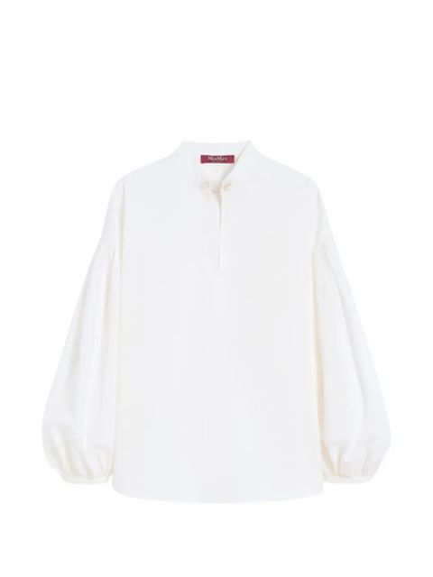 Max Mara lantern-sleeve blouse - White - zdjęcie produktu nr 1