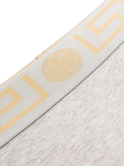 Versace Medusa-jacquard jersey briefs - Grey