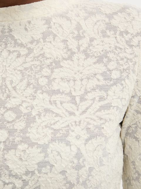 Pinko bluzka z dodatkiem wełny damska kolor beżowy gładka 105697 A2TW