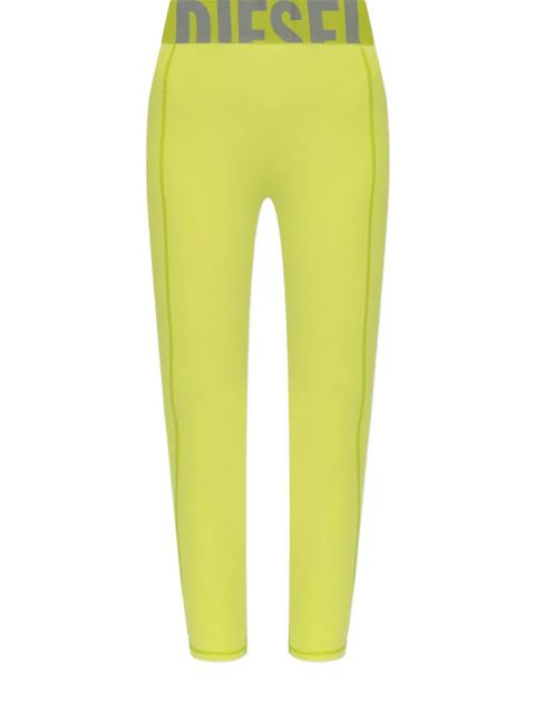 Diesel Adeline logo-waistband leggings - Yellow - zdjęcie produktu nr 1