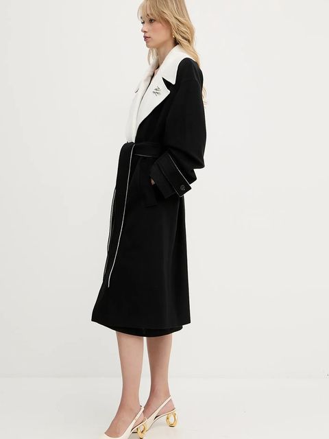 Karl Lagerfeld płaszcz wełniany