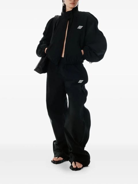Alexander Wang draped track pants - Black