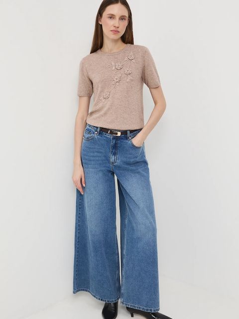 Medicine t-shirt damski kolor beżowy