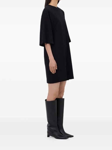 LouLou de Saison Ayaz drop-shoulder mini dress - Black