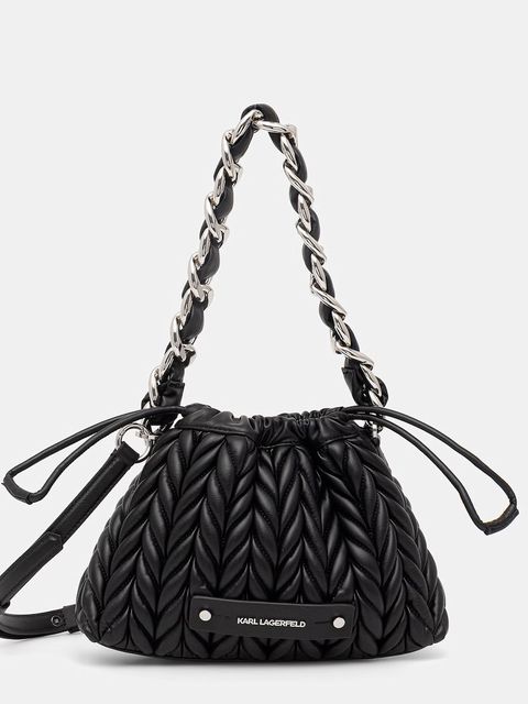 Karl Lagerfeld torebka damska z imitacji skóry K/WEAVE - zdjęcie produktu nr 2