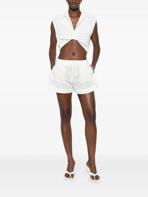 Off-White linen shorts