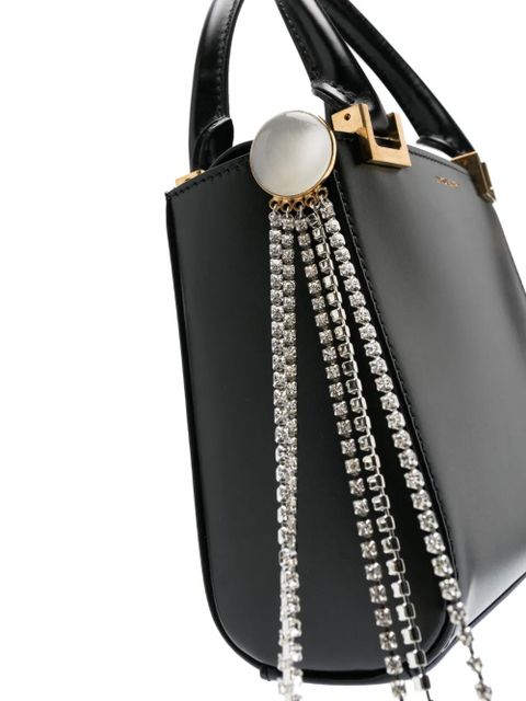 Magda Butrym Zorya crystal-embellished mini bag - Black