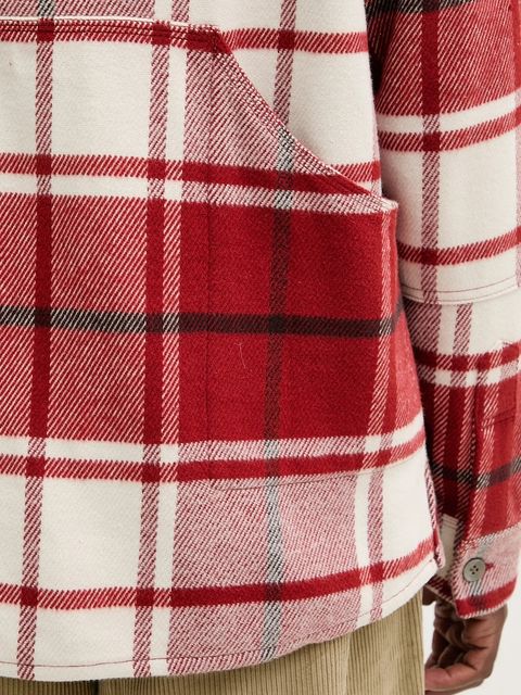 Mammut koszula bawełniana Mammut x Cabourn Direttissima kolor czerwony regular z kołnierzykiem klasycznym 1015.01730