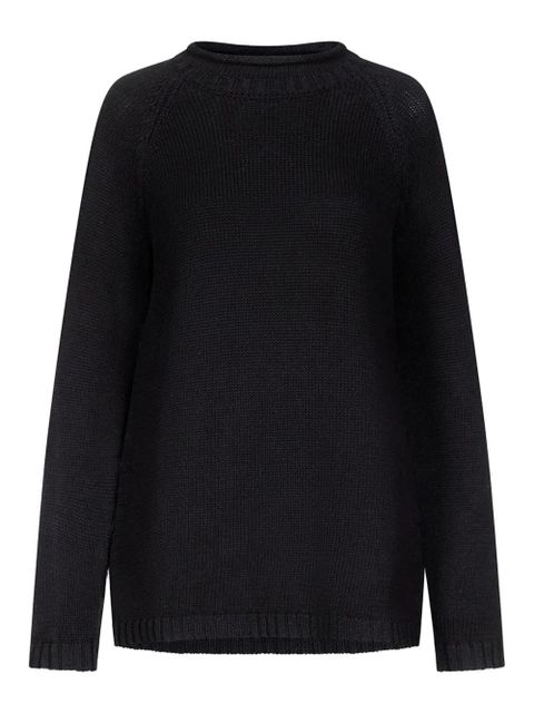 LouLou de Saison raglan-sleeve ribbed sweater - Black - zdjęcie produktu nr 1