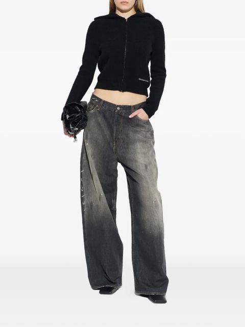 Alexander Wang zip-up hoodie - Black - zdjęcie produktu nr 2