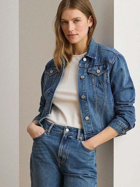 Lauren Ralph Lauren kurtka damska jeansowa - zdjęcie produktu nr 1
