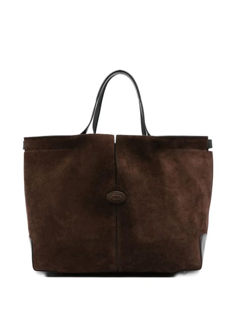 Tod's Di Bag Folio leather tote bag - Brown - zdjęcie produktu nr 1