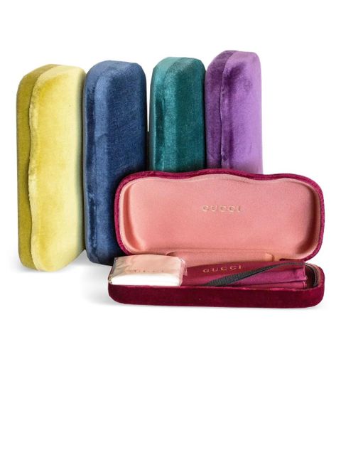 Gucci Eyewear square-frame logo sunglasses - Black