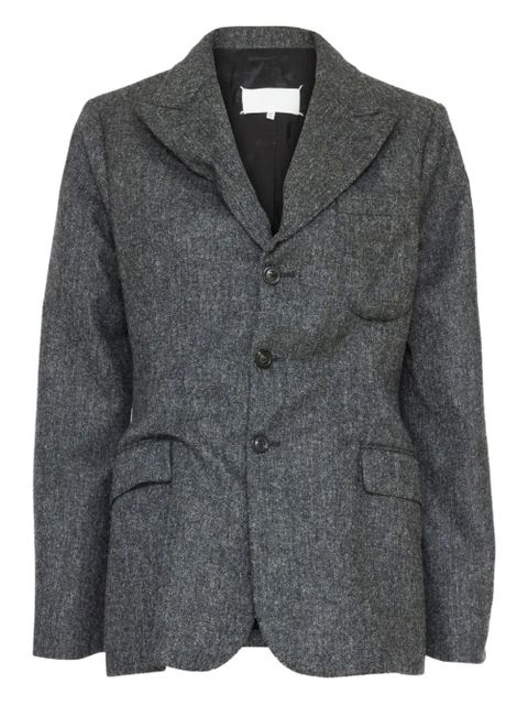 Maison Margiela three-button tweed jacket - Grey - zdjęcie produktu nr 1