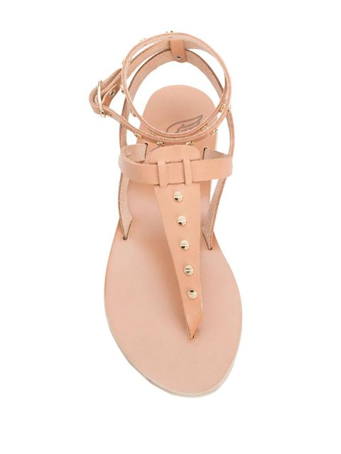 Ancient Greek Sandals studded T-bar sandals - Neutrals