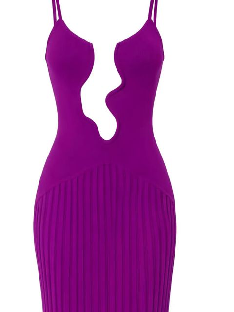 Christopher Esber salacia wire sunray maxi dress - Purple - zdjęcie produktu nr 2