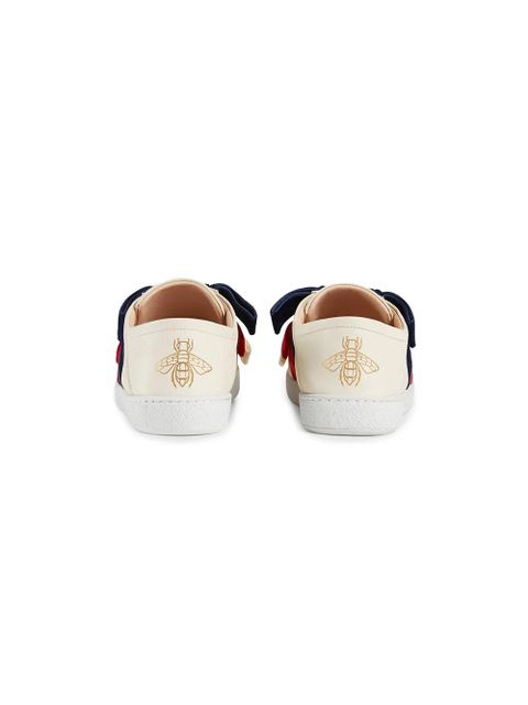 Gucci Ace sneaker with velvet bows - White - zdjęcie produktu nr 2