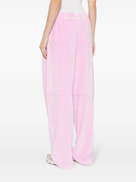 Alexander Wang velour track pants - Pink