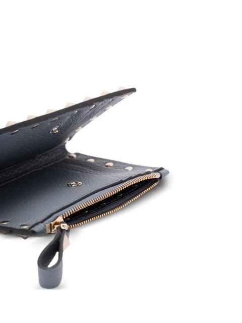Valentino Garavani studded zip wallet - Grey
