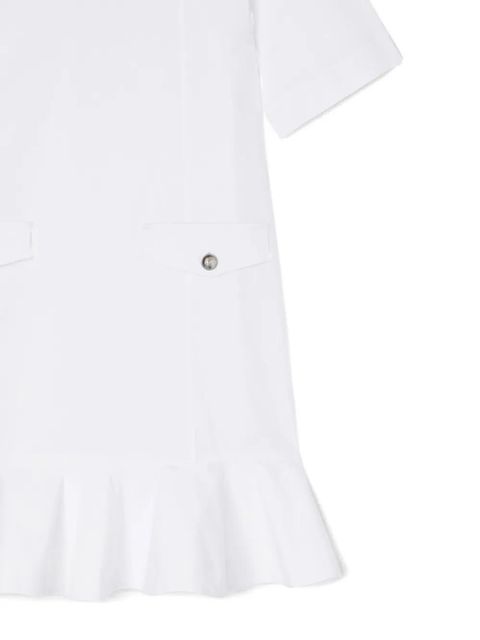 GANNI ruffled pocket dress - White - zdjęcie produktu nr 2