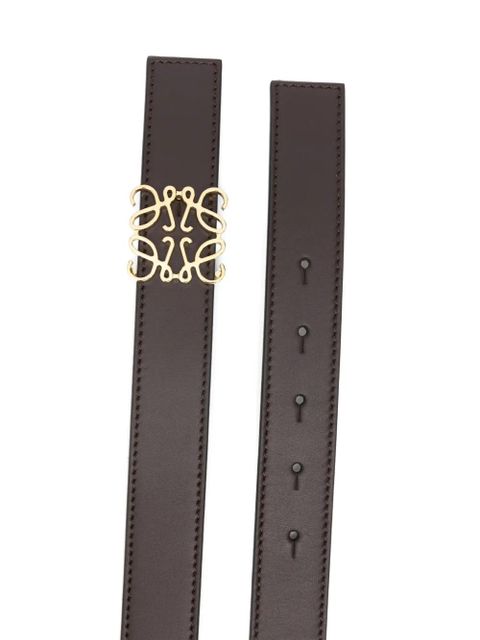 LOEWE reversible Anagram-buckle belt - Brown - zdjęcie produktu nr 2
