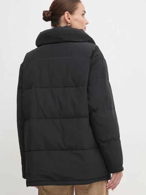 Dkny kurtka damska kolor czarny zimowa oversize D2G4A179