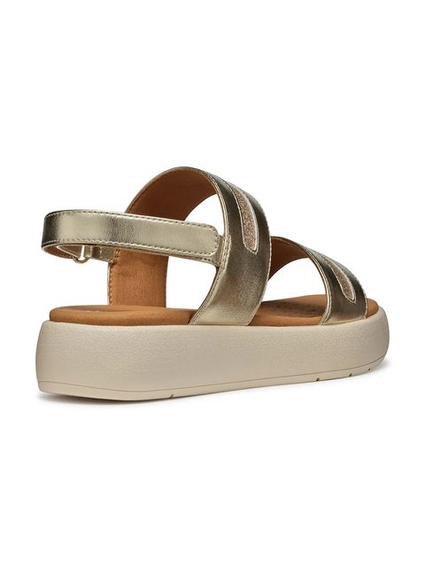 Geox sandały D CAMALEI C damskie kolor złoty na platformie D550NC 0BNEW C2012 - zdjęcie produktu nr 2