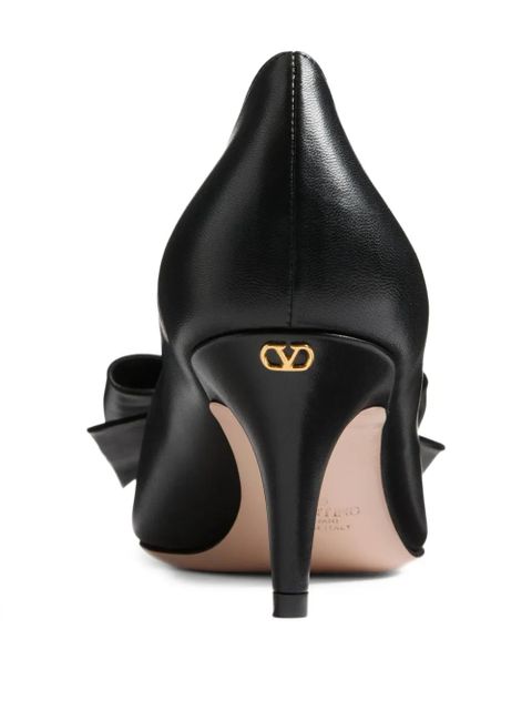 Valentino Garavani 65mm Bowow kidskin pumps - Black - zdjęcie produktu nr 2