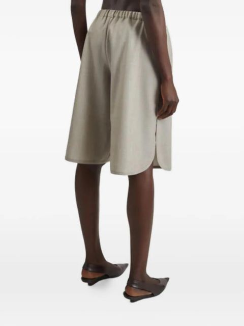 The Frankie Shop Nelis elasticated shorts - Neutrals