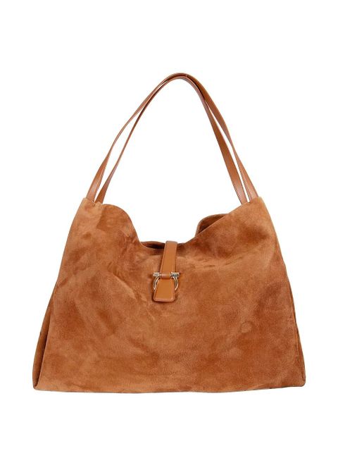 Ferragamo suede-leather tote bag - Brown - zdjęcie produktu nr 1