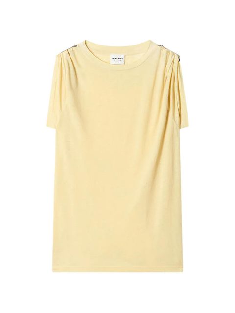 MARANT ÉTOILE Zelna draped T-shirt - Yellow - zdjęcie produktu nr 1