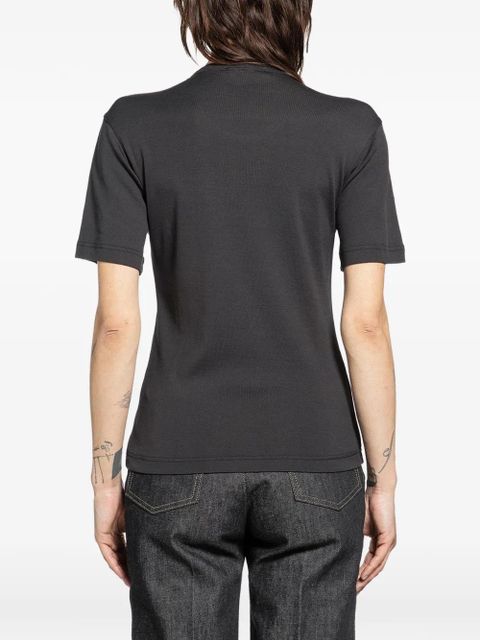 LEMAIRE ribbed short-sleeve T-shirt - Grey