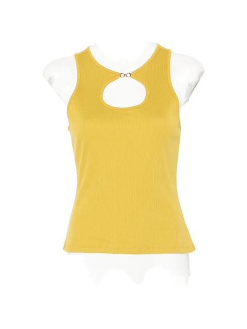 TWINSET sleeveless cut-out top - Green - zdjęcie produktu nr 1