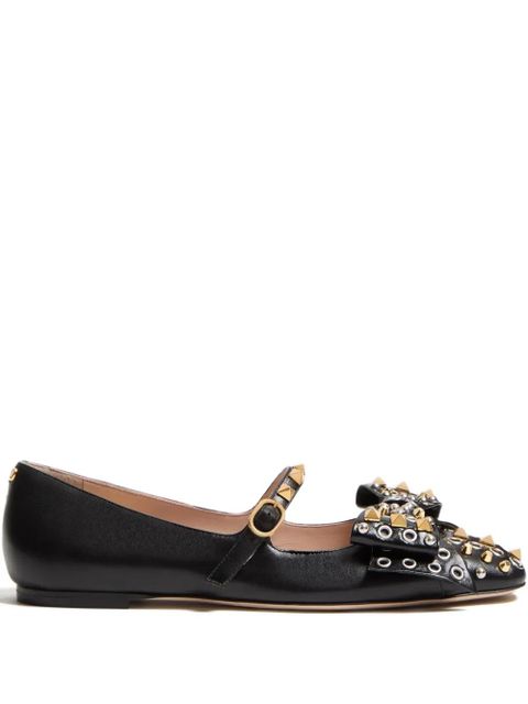 Valentino Garavani Bowow Mary-Jane ballet flats - Black - zdjęcie produktu nr 1