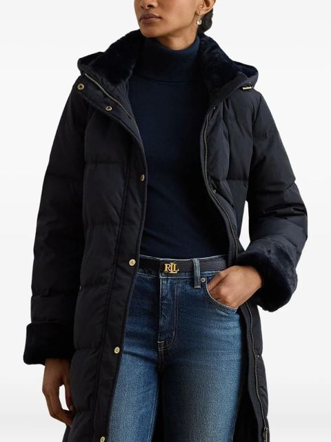 Lauren Ralph Lauren padded hooded coat - Blue