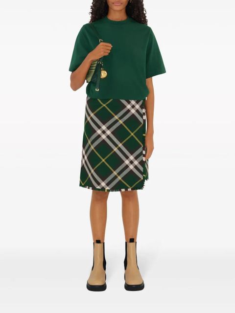 Burberry Equestrian Knight cotton T-shirt - Green