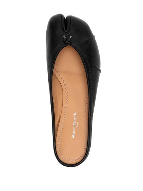 Maison Margiela Tabi leather mules - Black