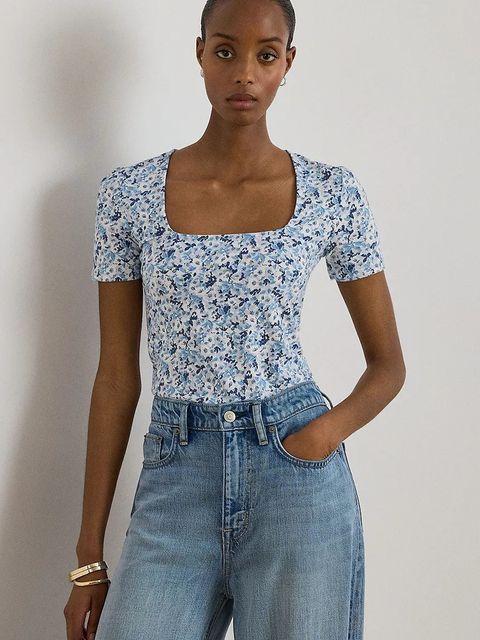 Lauren Ralph Lauren T-shirt damski bawełniany - zdjęcie produktu nr 1