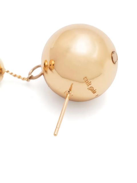 Cult Gaia Adrienne bead-embellished drop earrings - Gold