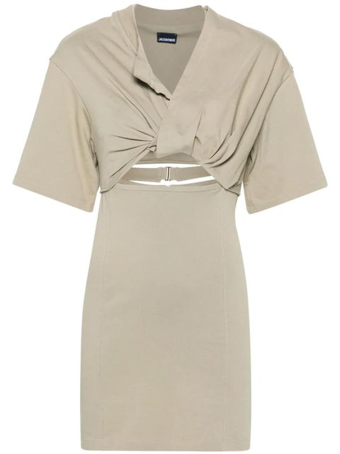 Jacquemus La Robe T-shirt Bahia minidress - Neutrals - zdjęcie produktu nr 1