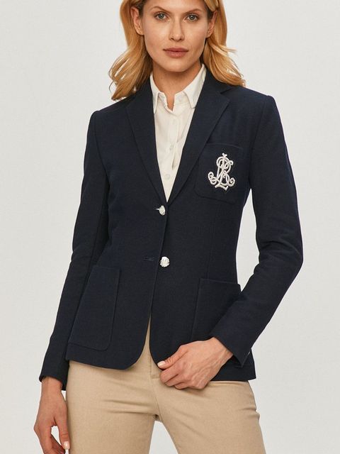 Lauren Ralph Lauren Marynarka 200797305005 kolor granatowy