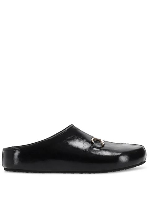 Marine Serre Ms leather mules - Black - zdjęcie produktu nr 1