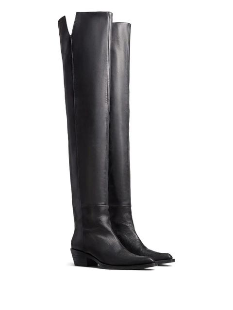 KHAITE 35mm Clive over-the-knee boots - Black - zdjęcie produktu nr 2