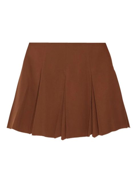 Marni pleated wool skirt - Brown - zdjęcie produktu nr 1