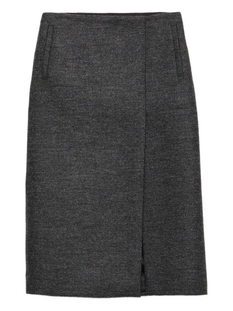Prada front-slit skirt - Grey - zdjęcie produktu nr 1