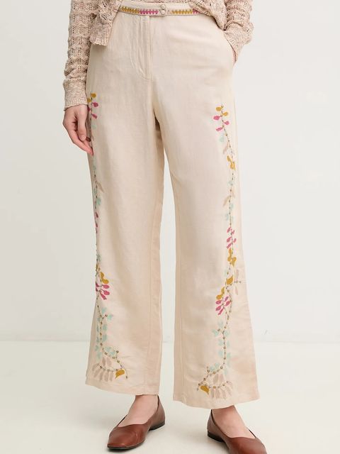 Hoss Intropia spodnie lniane - zdjęcie produktu nr 2