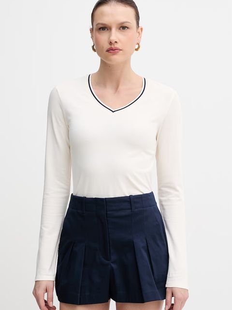 United Colors of Benetton longsleeve damski z bawełną - zdjęcie produktu nr 2