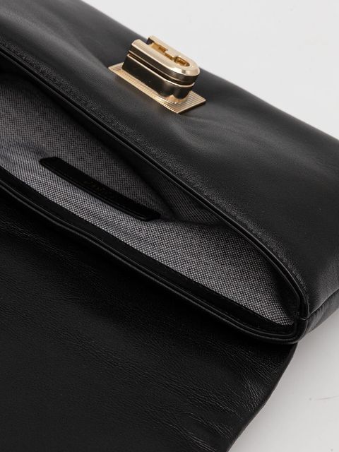 Furla torebka skórzana kolor czarny WE00798.BX3548.O6000